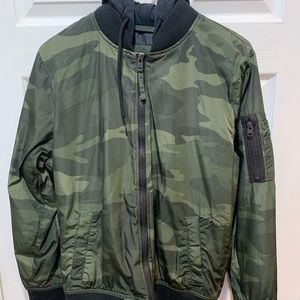 Green camo Hollister jacket